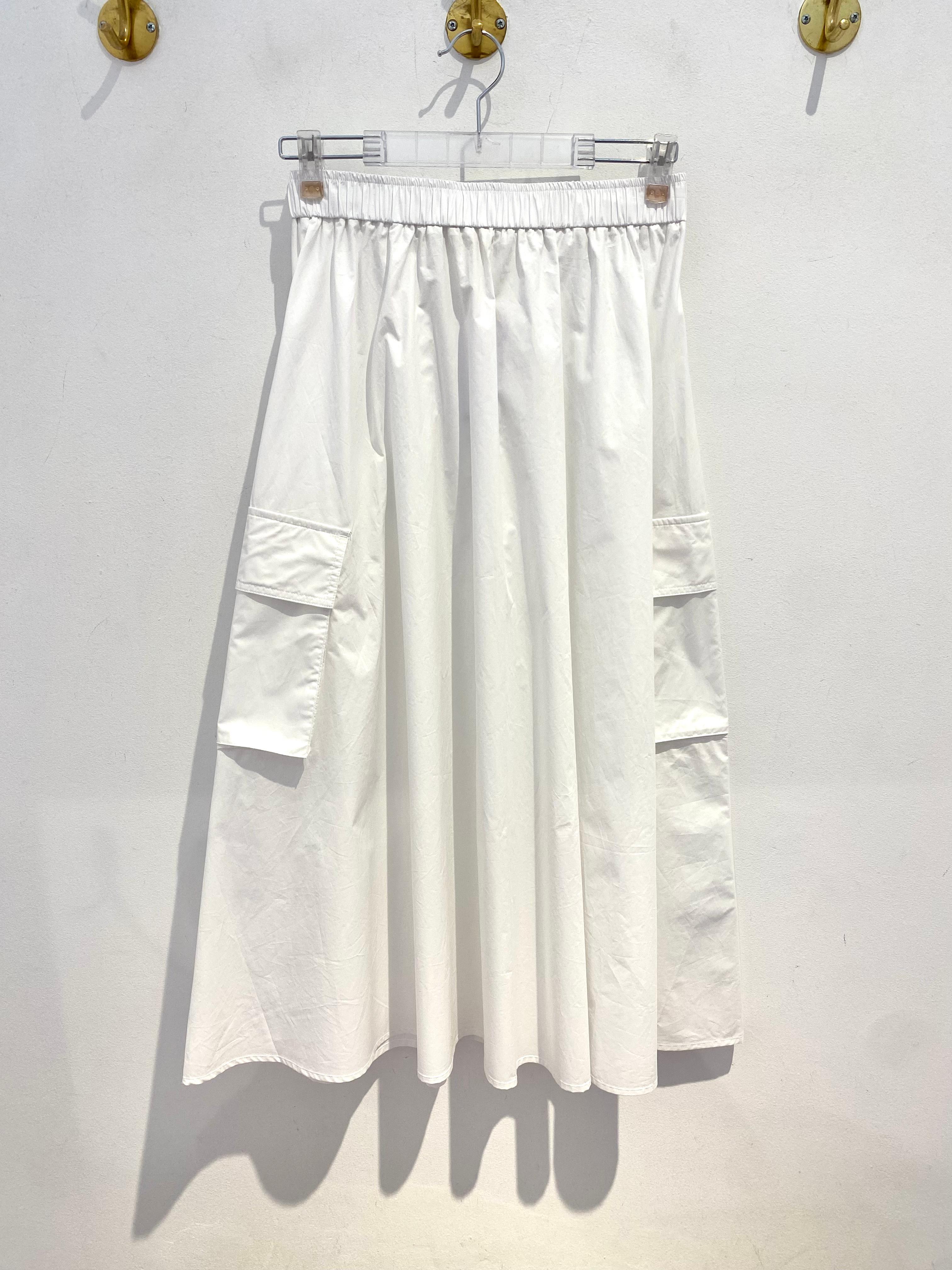 Saia Branca c/ Bolsos
