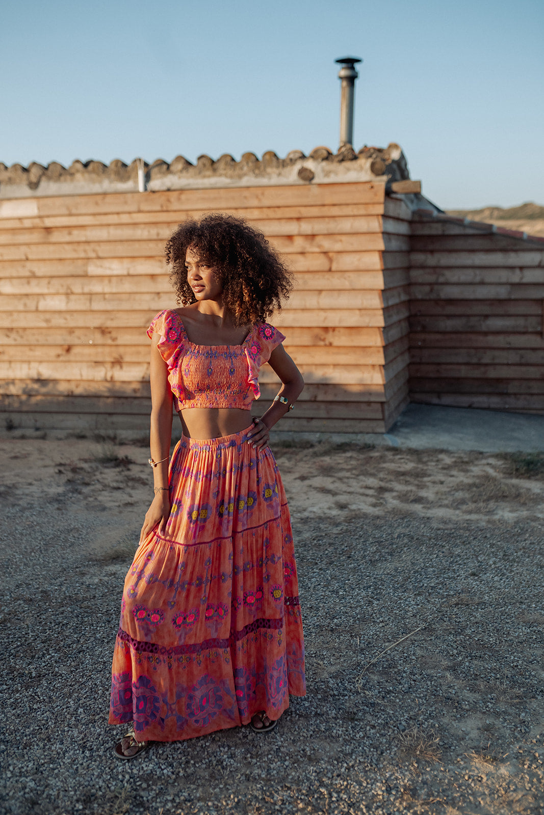 Elba Long Skirt Set