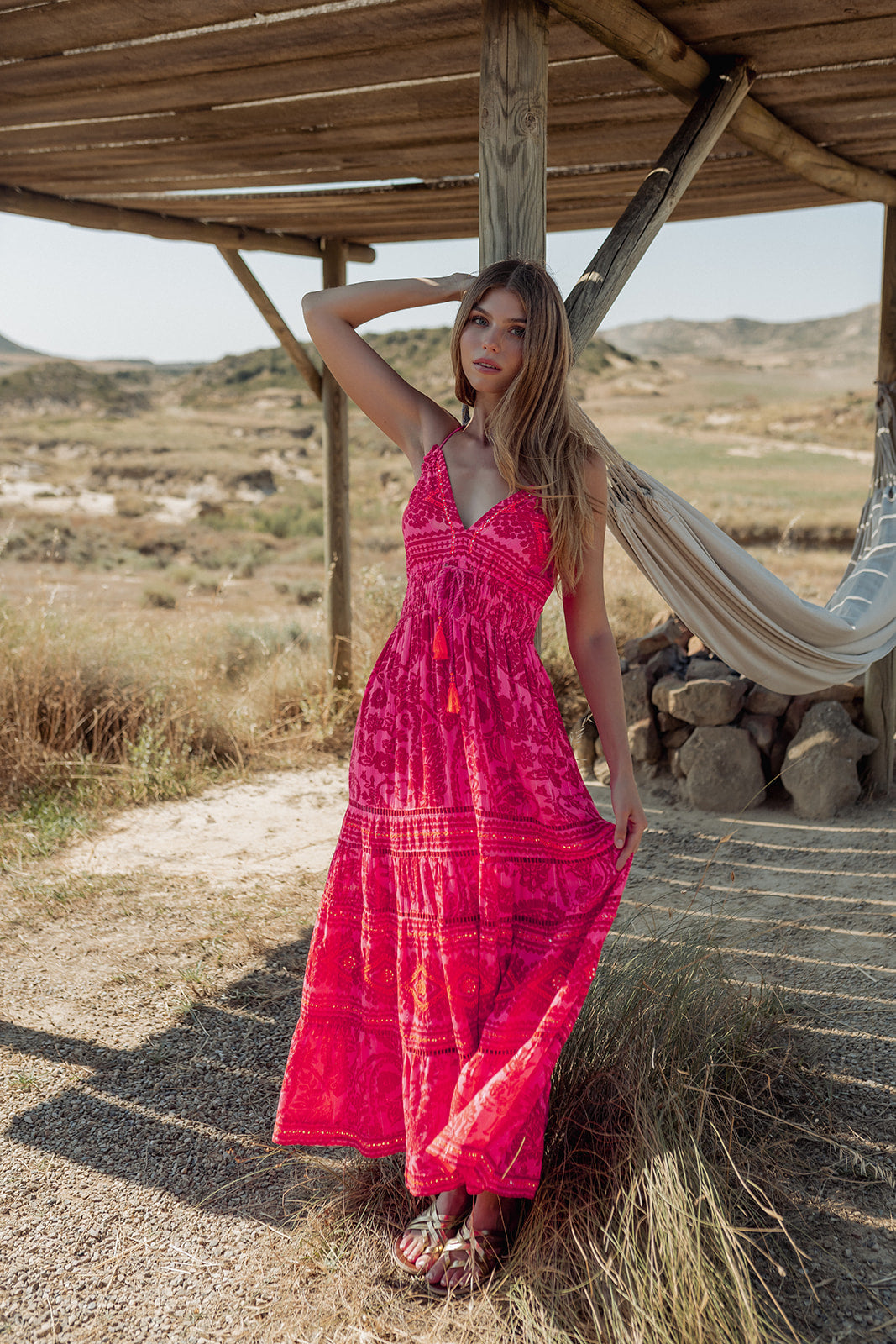 Samoa Straps Long Dress