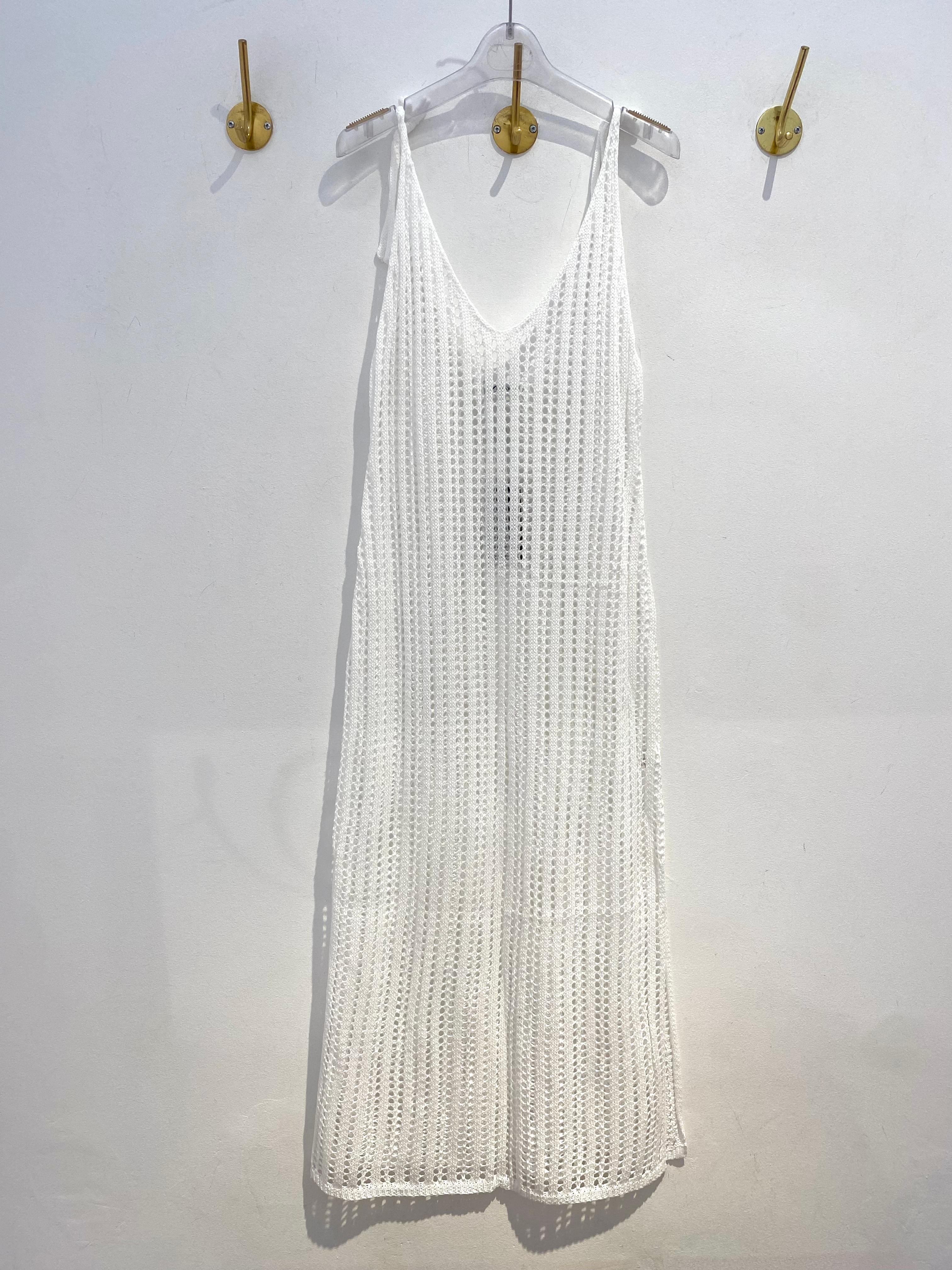 Vestido Croché Branco