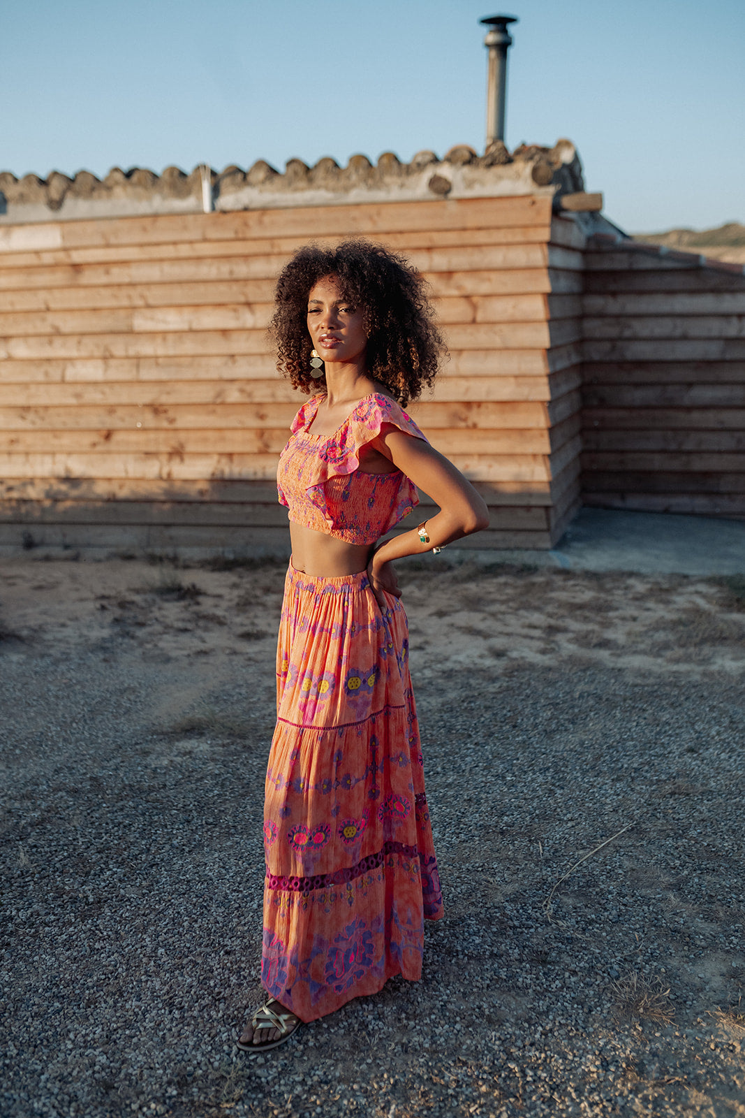 Elba Long Skirt Set