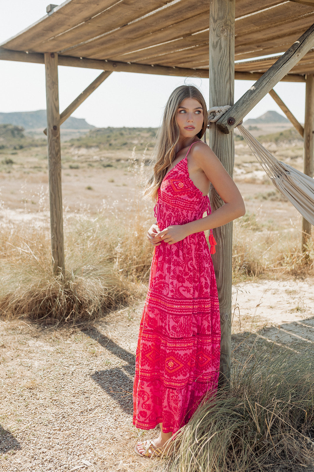 Samoa Straps Long Dress
