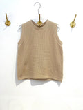 Top Croché Bege