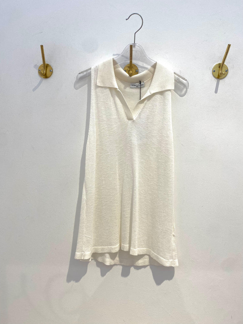 Top c/ Gola Marfim