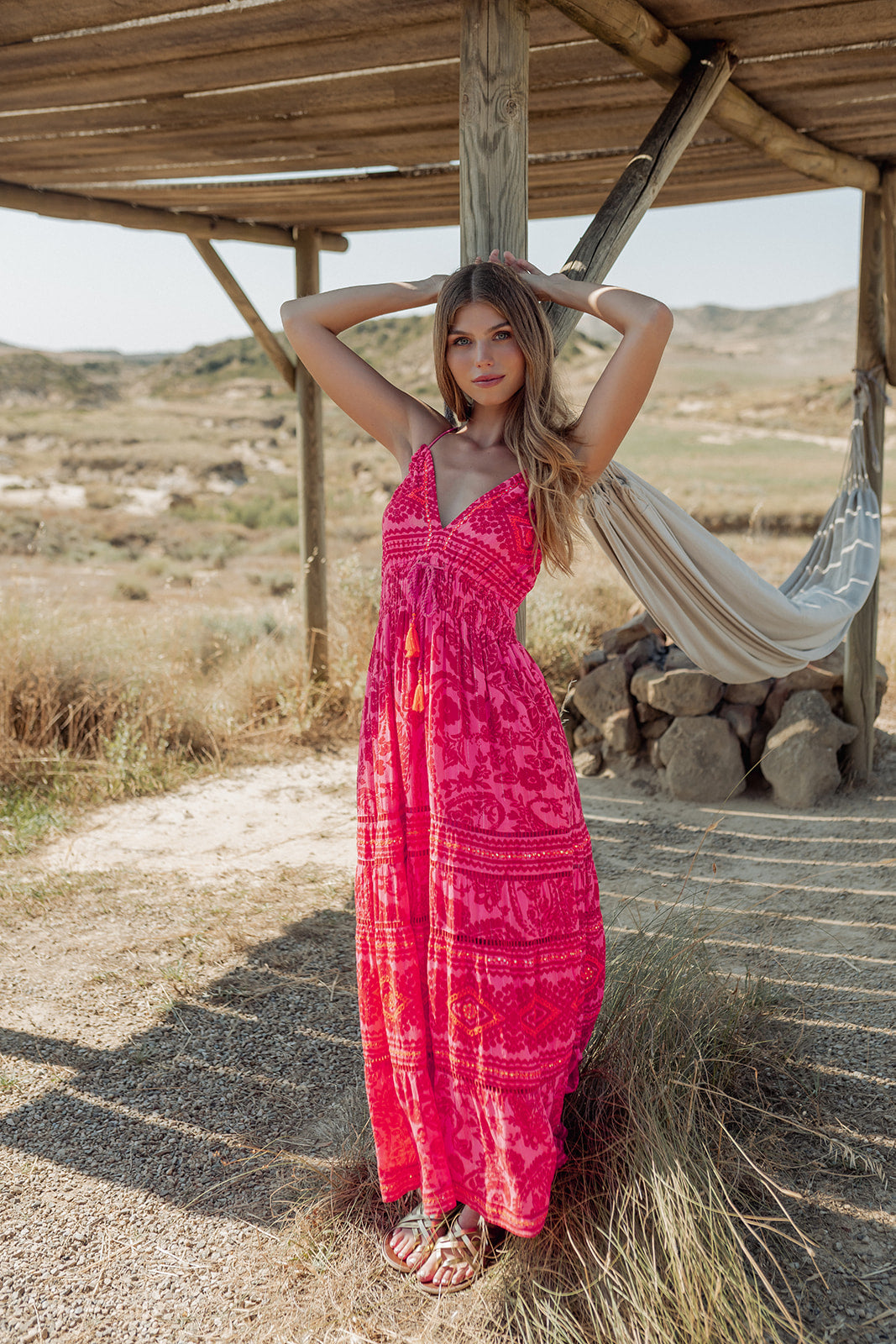 Samoa Straps Long Dress