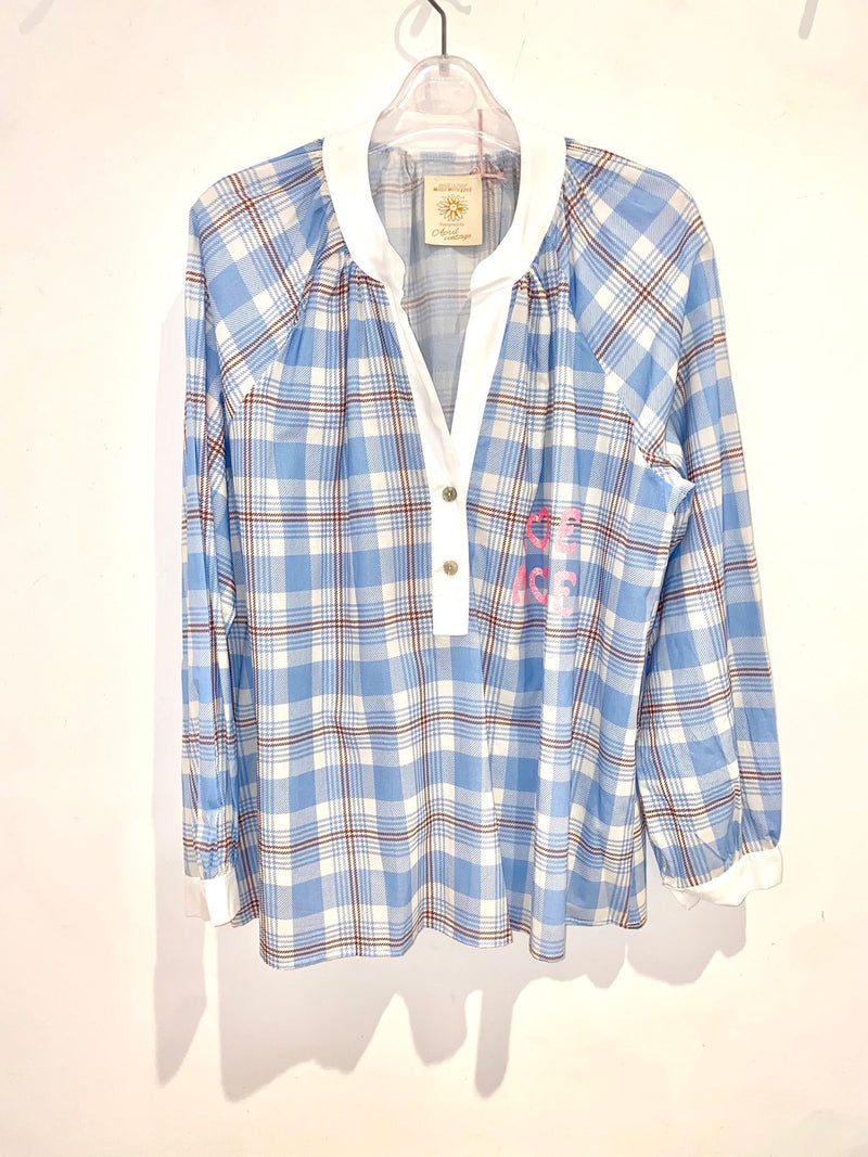 Camisa Xadrez Love