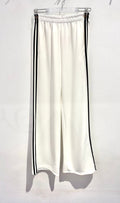 Calça Branca Riscas Pretas