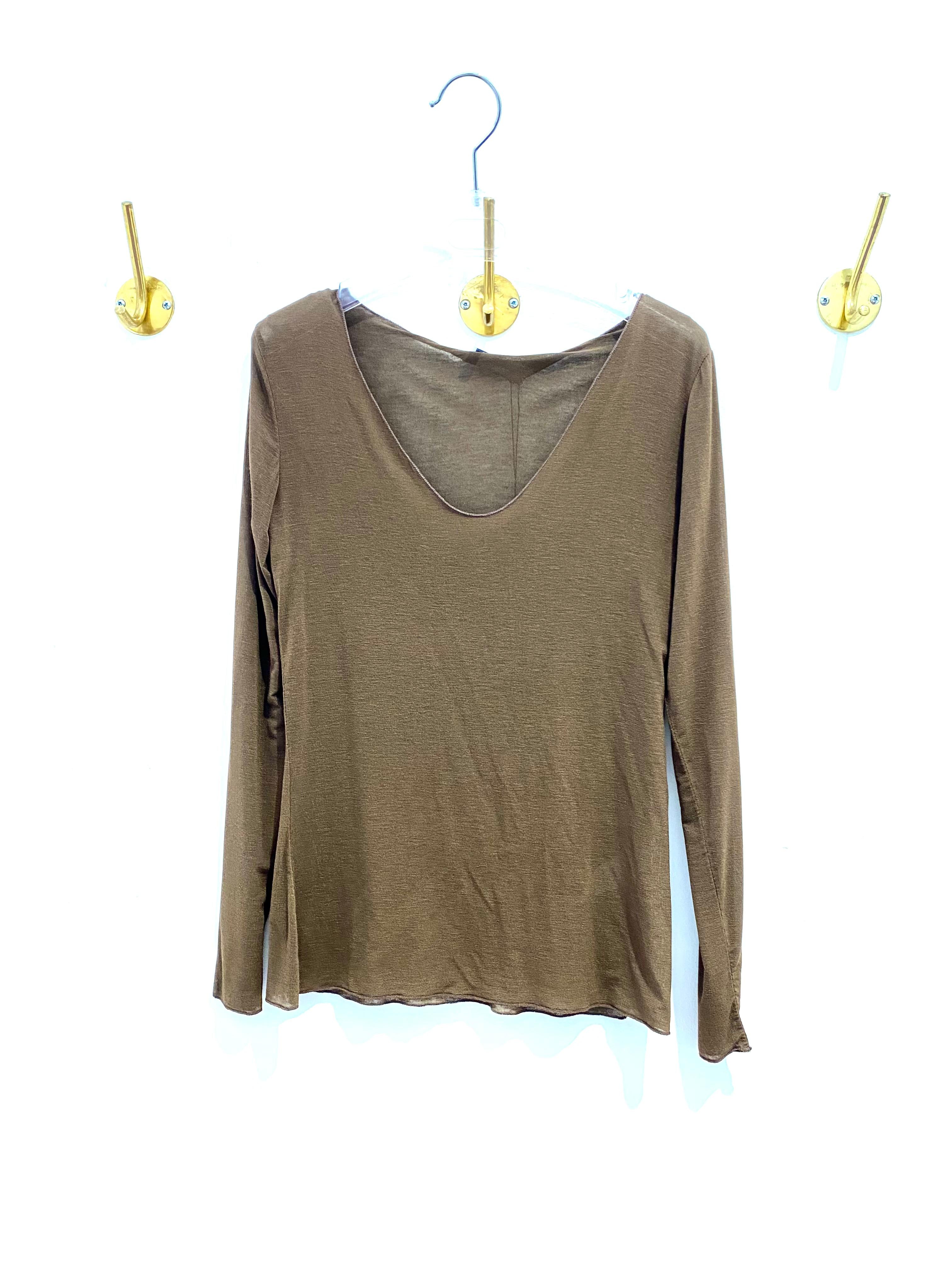 Camisola com seda segunda pele
