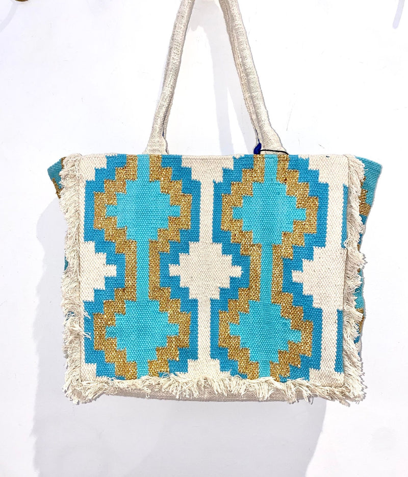 Saco Turquesa & Ouro