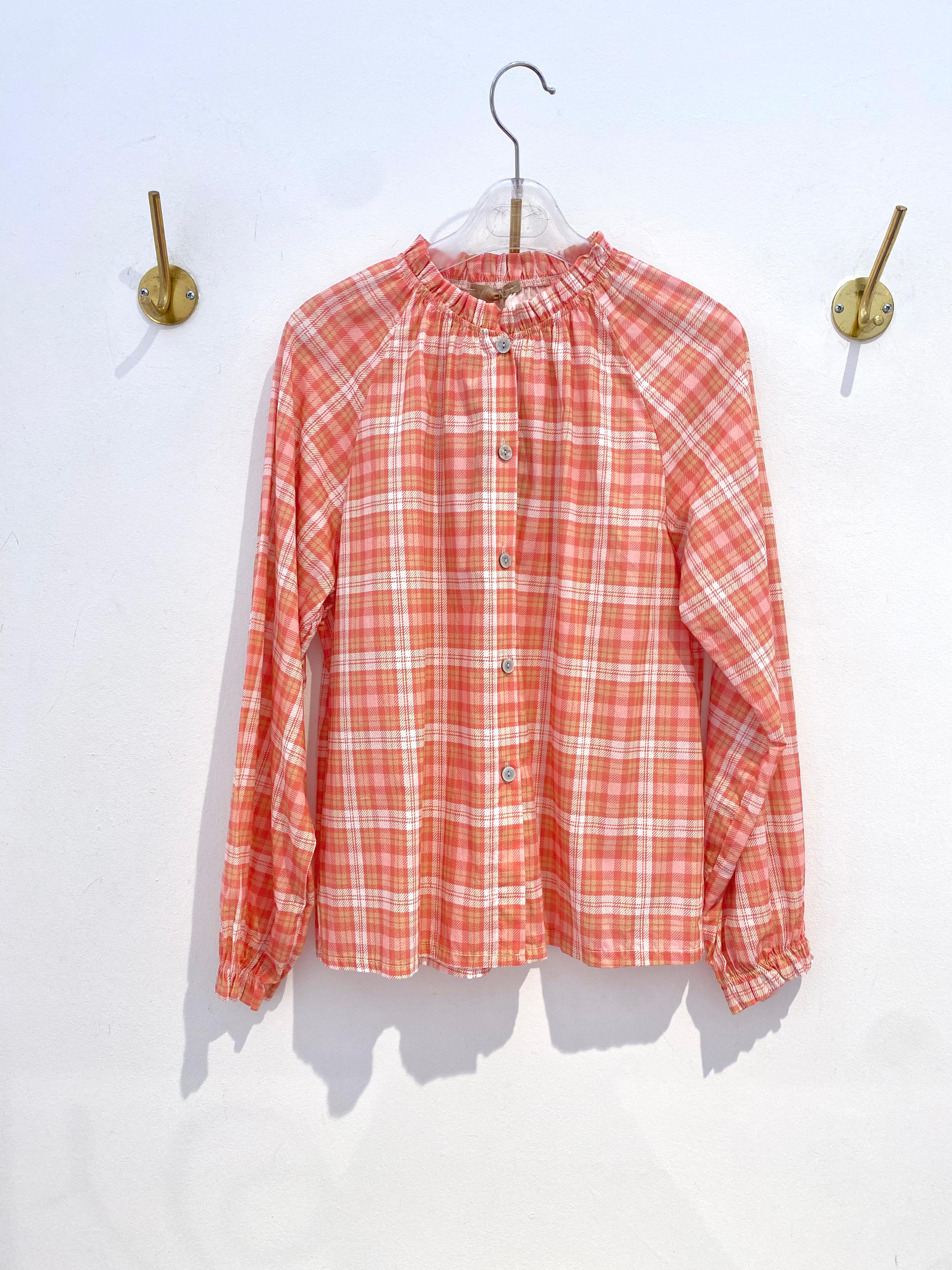 Camisa Quadrados Rosa