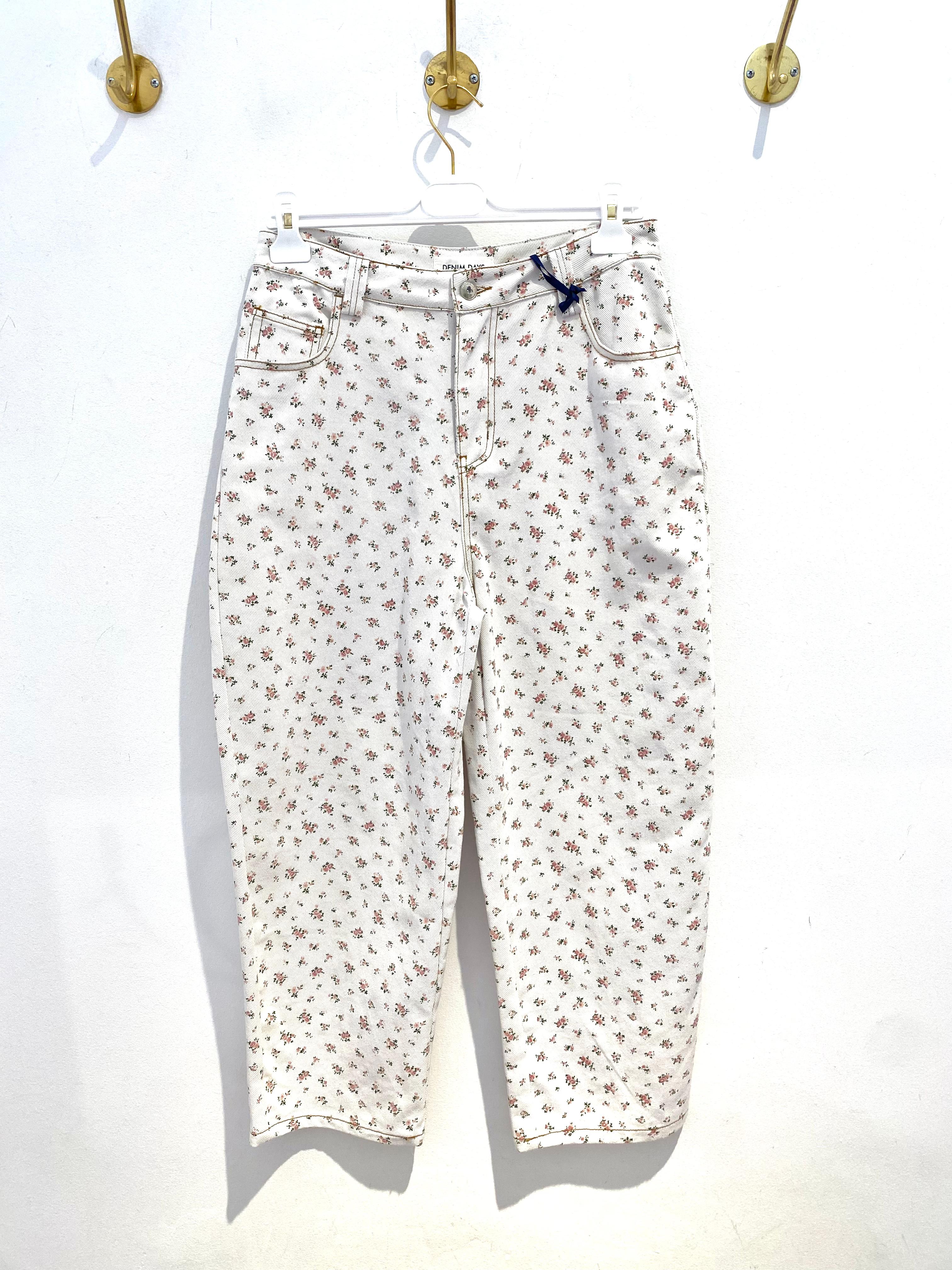 Calça com Flores