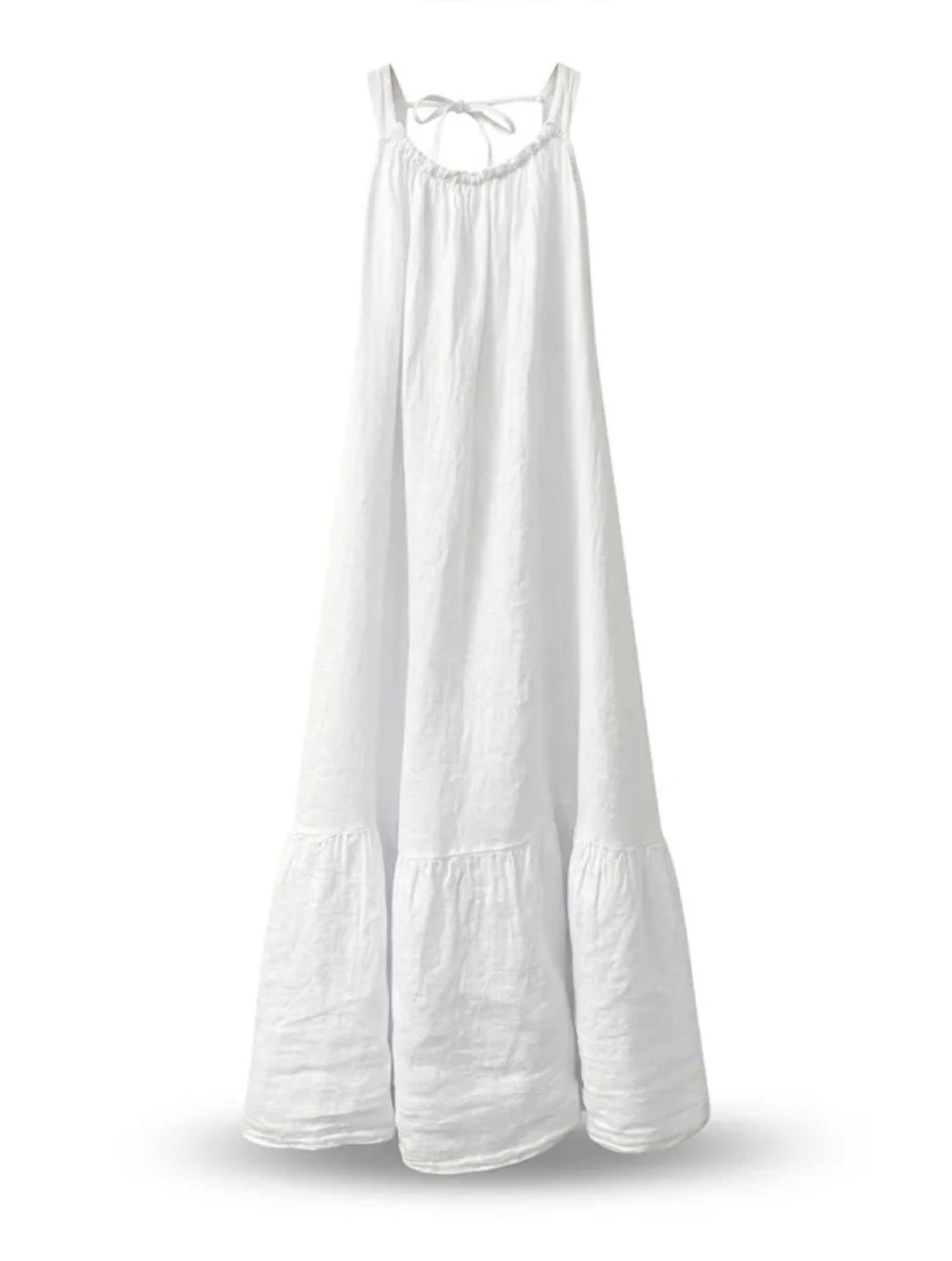 Vestido Linho Branco