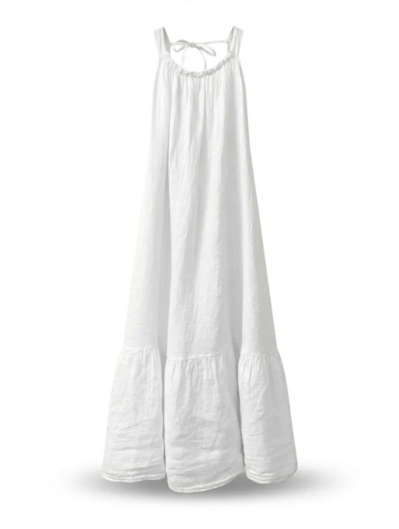 Vestido Linho Branco
