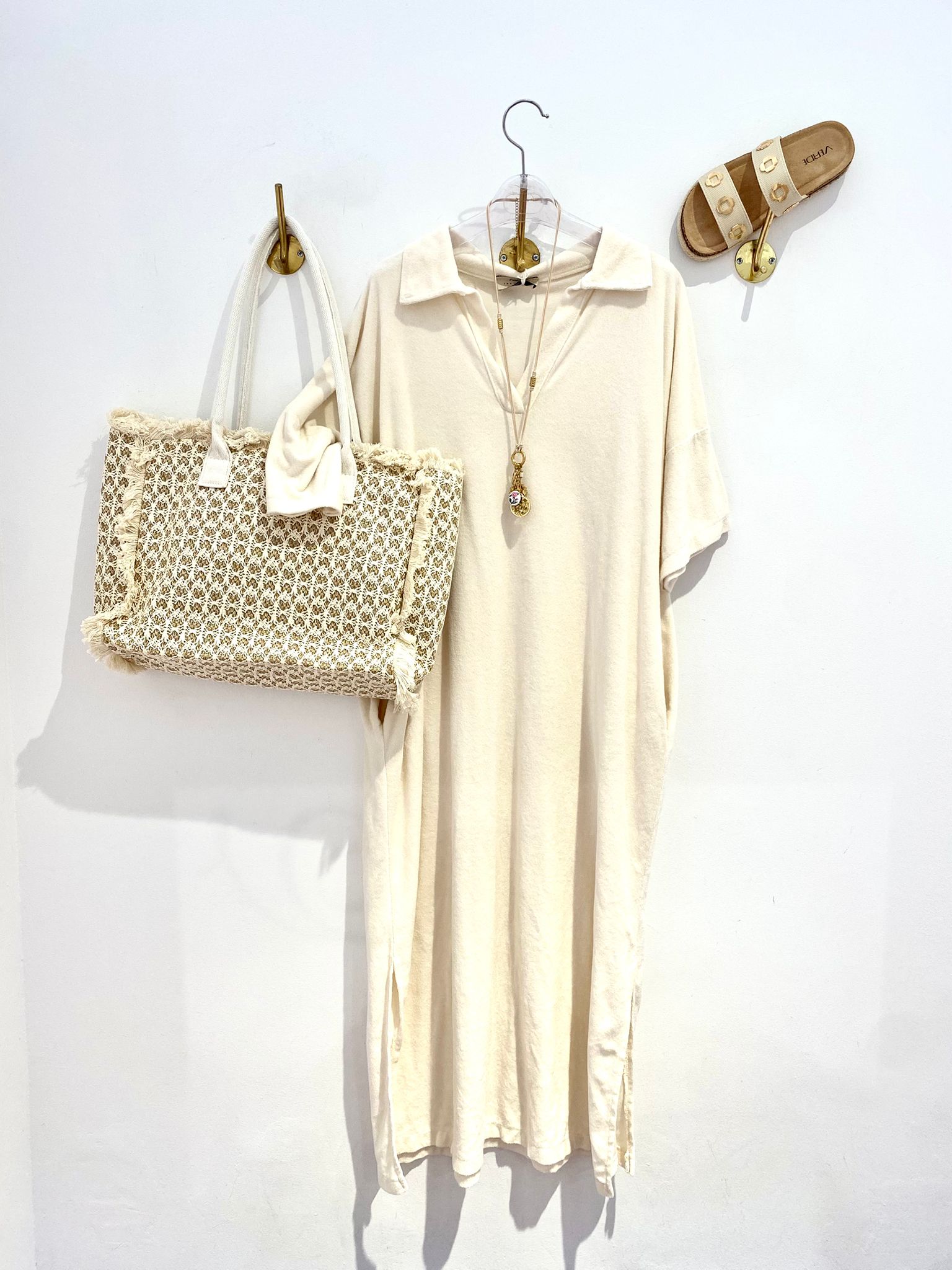 Vestido Turco Bege