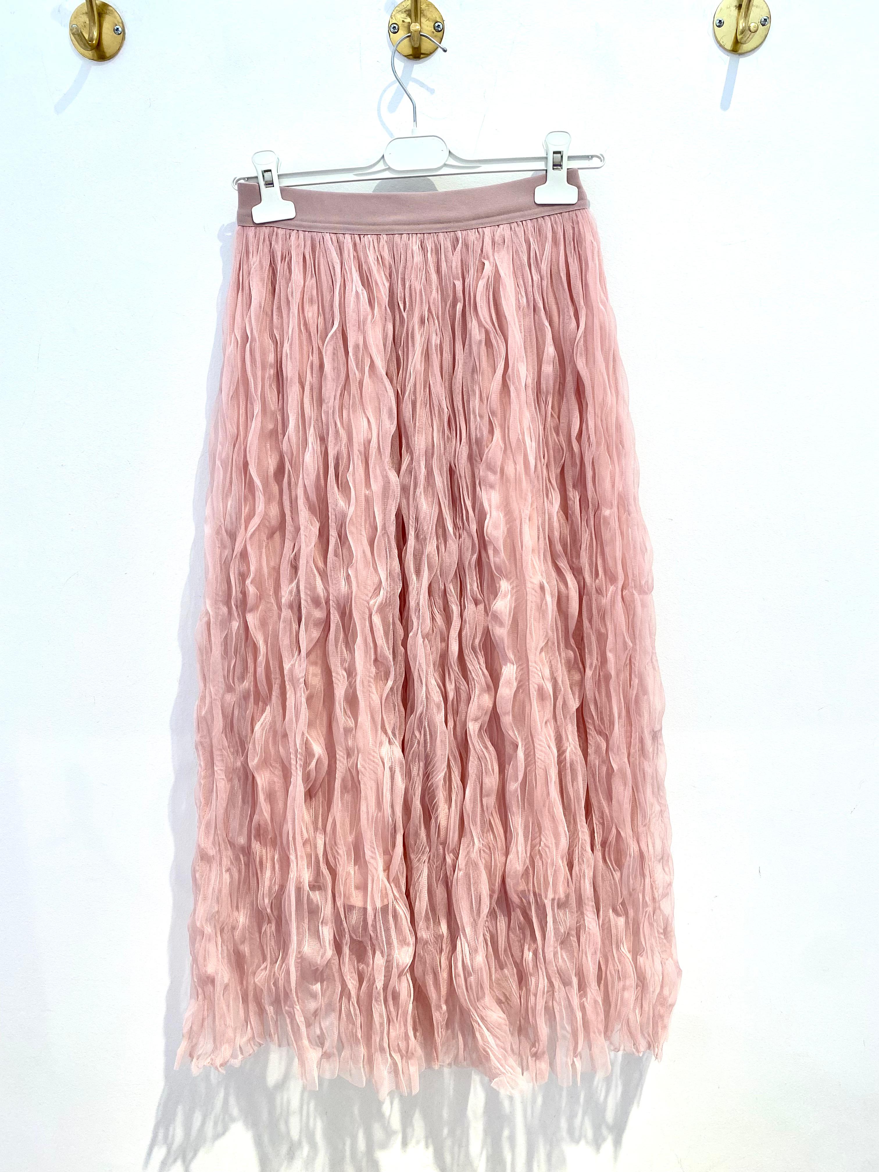Saia rosa tule