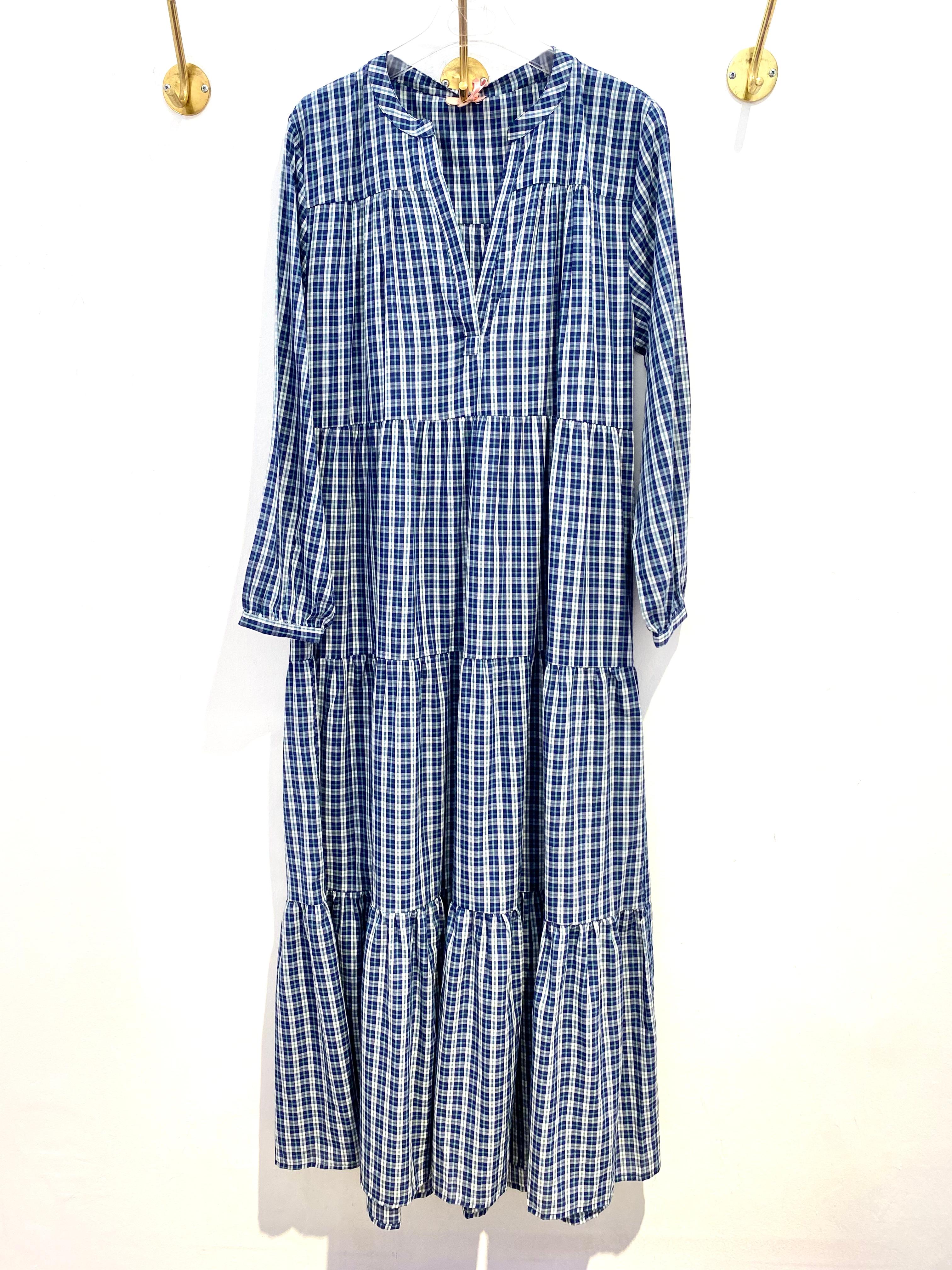 Vestido Vichy azul