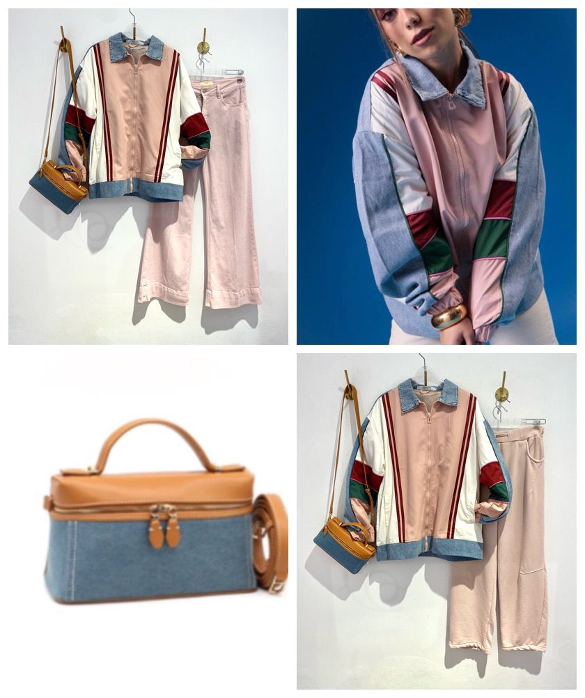Bomber Retro Color-Block