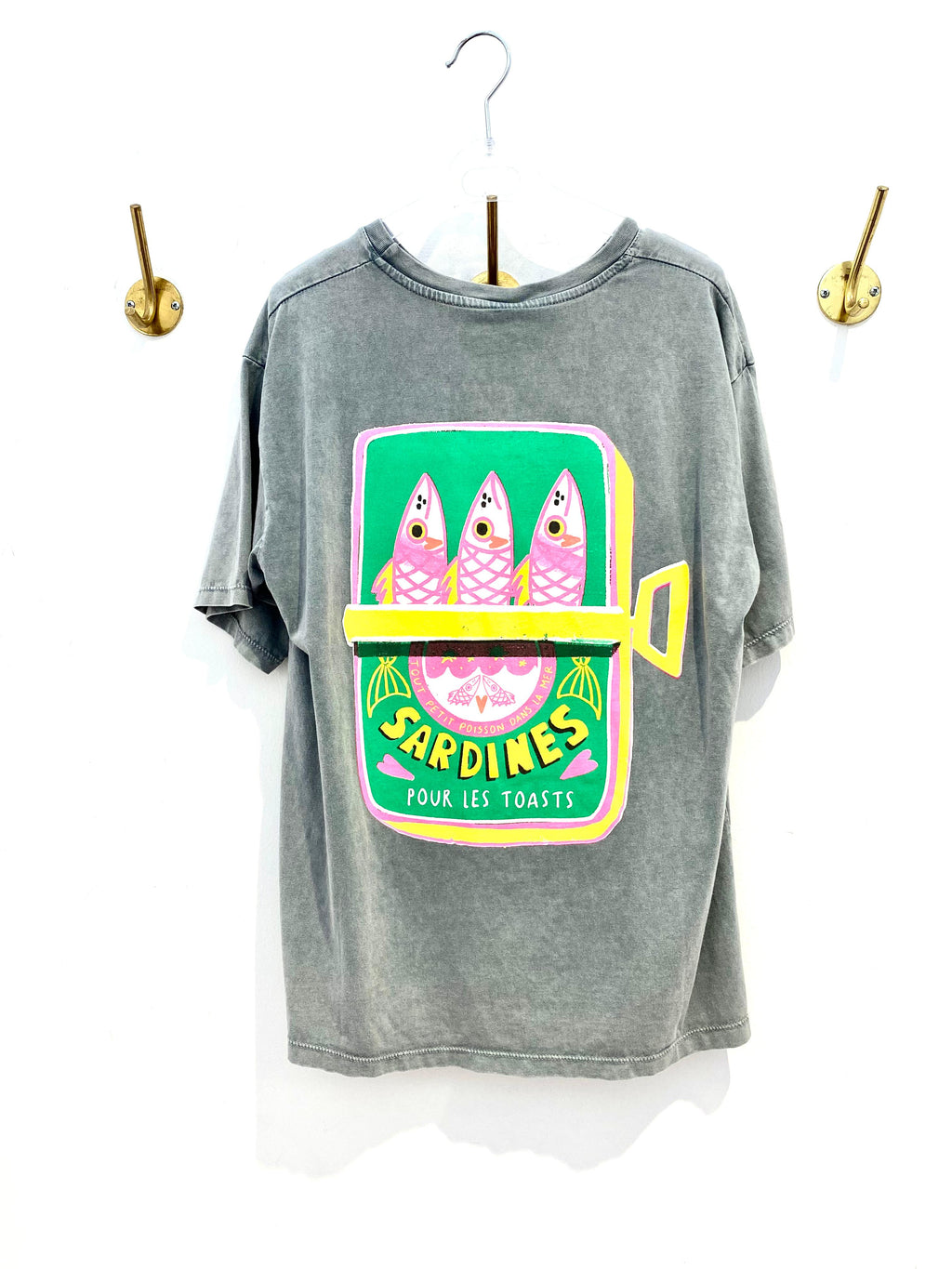 Tshirt cinza sardine