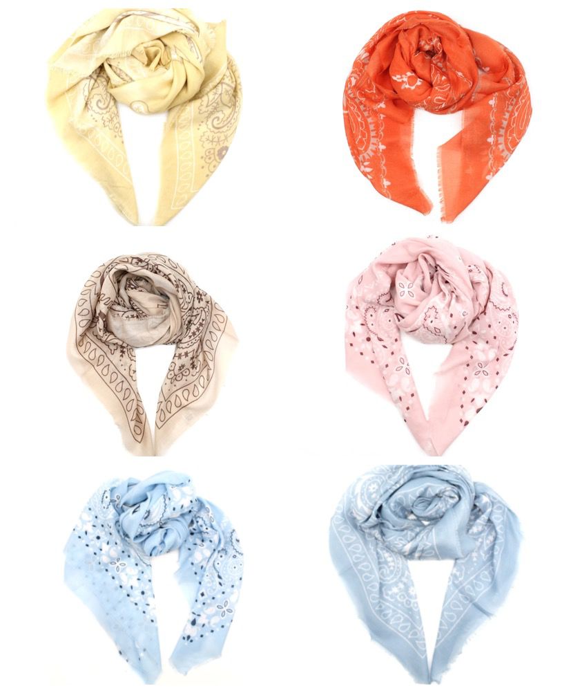 Lenços Bandana (6 Cores)