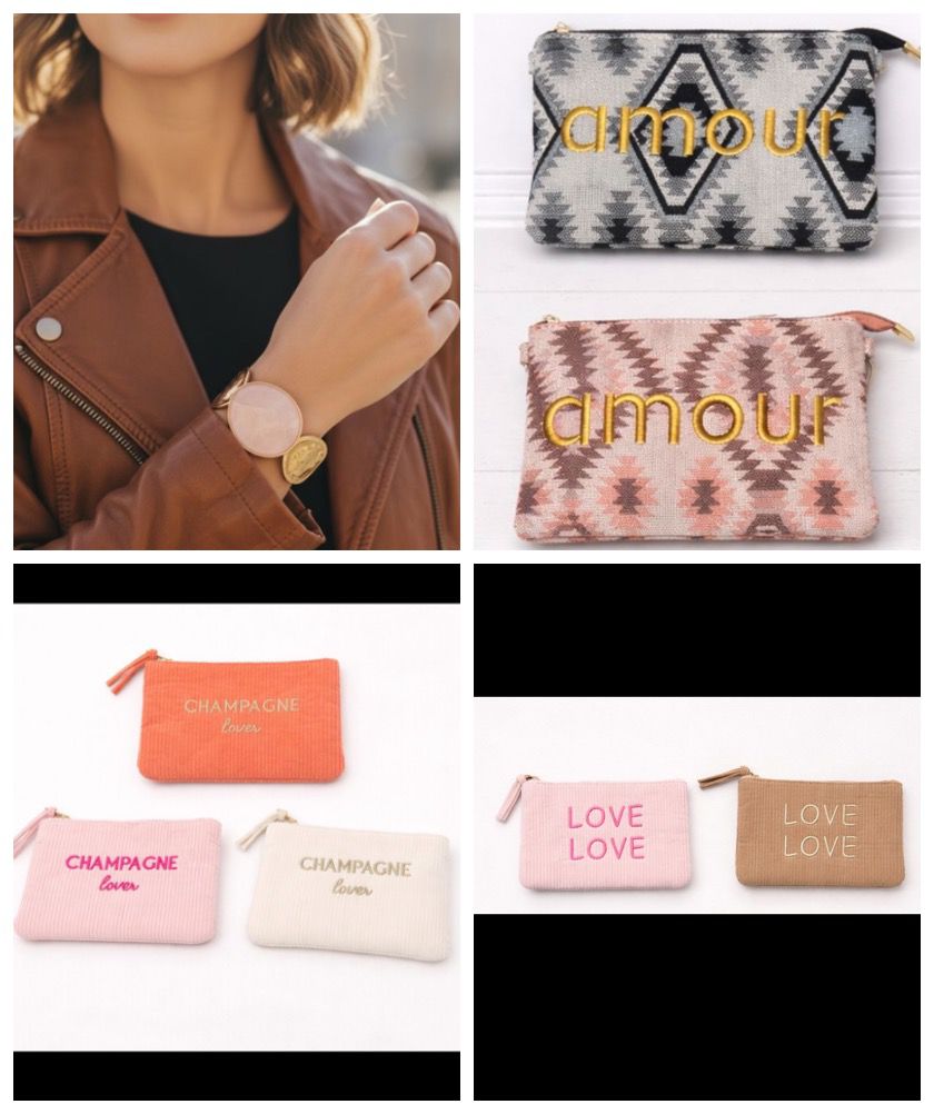 Bolsas com Mensagem (Amour / Champagne / Love)
