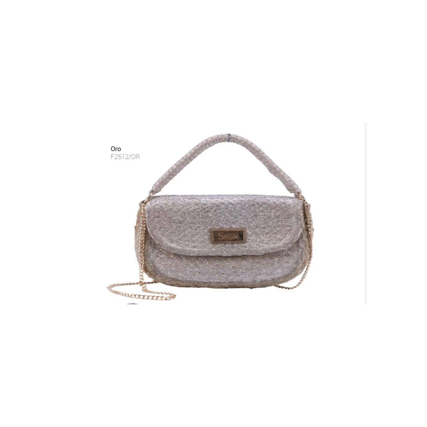 Crossbody Juta Bertha Ouro