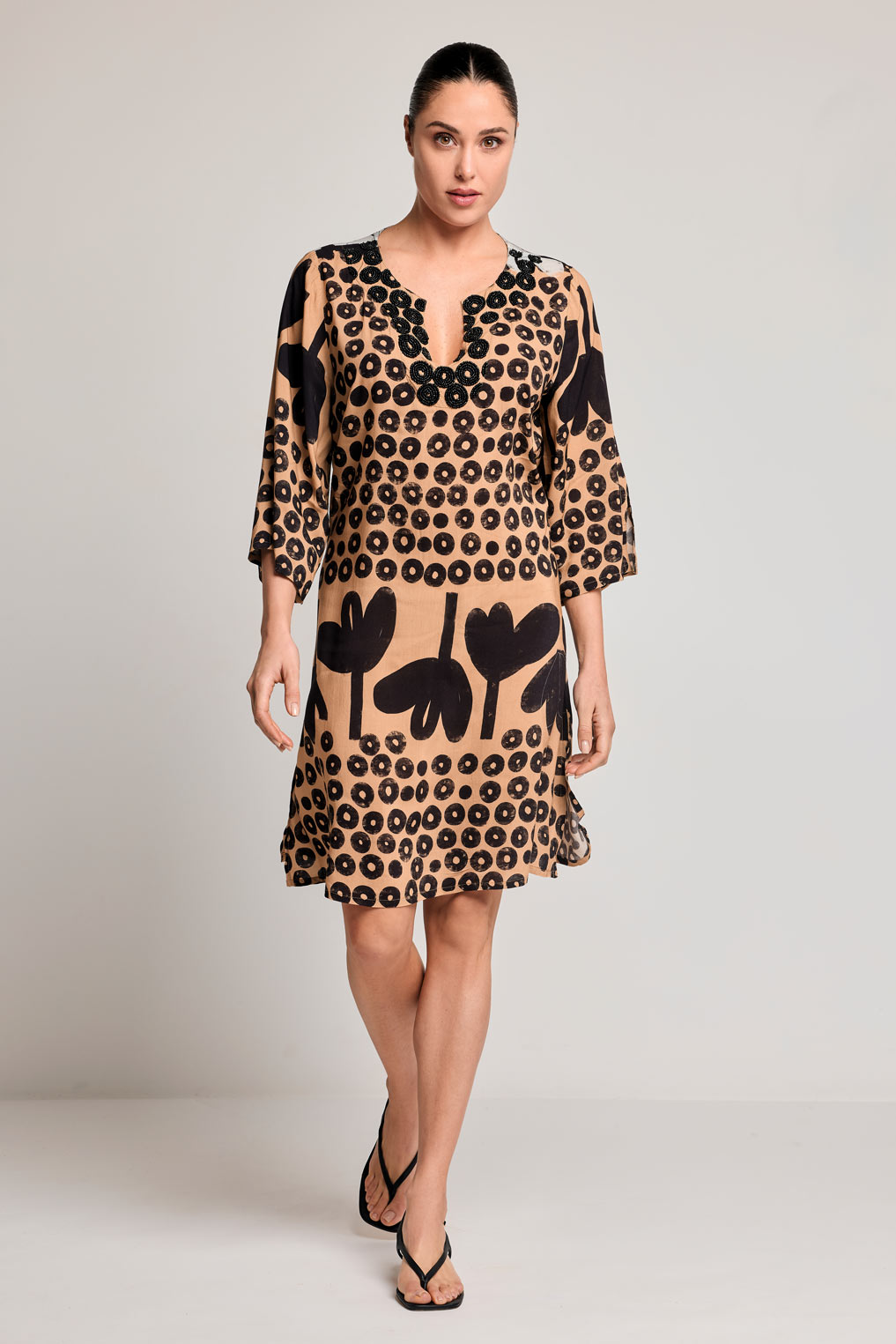 Vestido amplo Johanna (Multicolour)