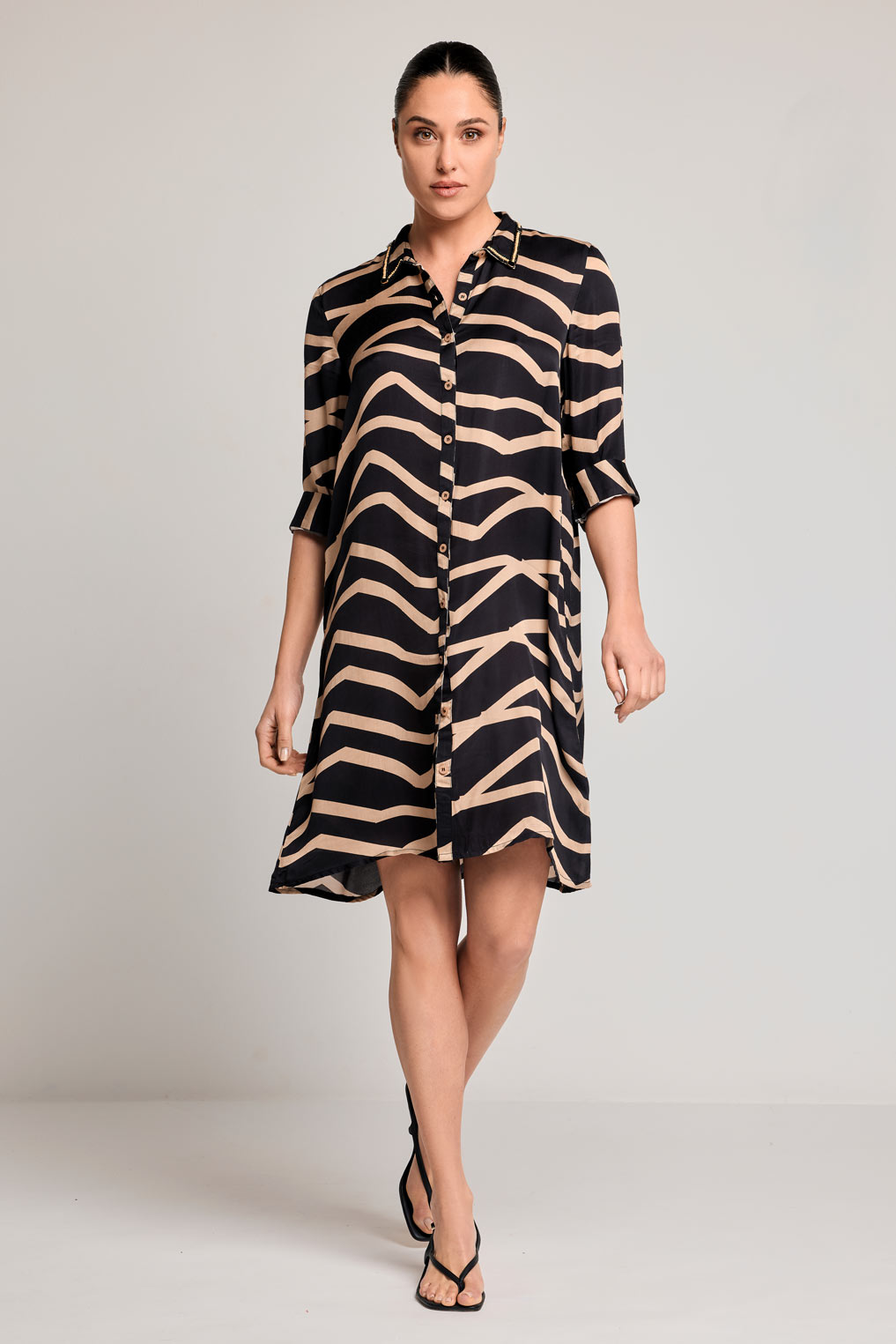 Vestido camisa Doris (Blue)