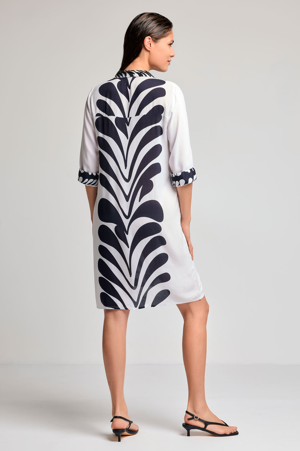 Vestido camisa Doris (Ivory)