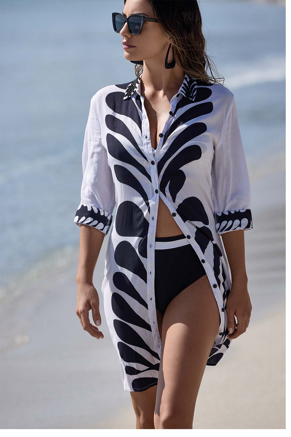 Vestido camisa Doris (Ivory)