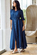 Vestido camisa comprido Camilla (White)