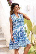 Vestido camisa sem mangas Malibu (Multicolour)