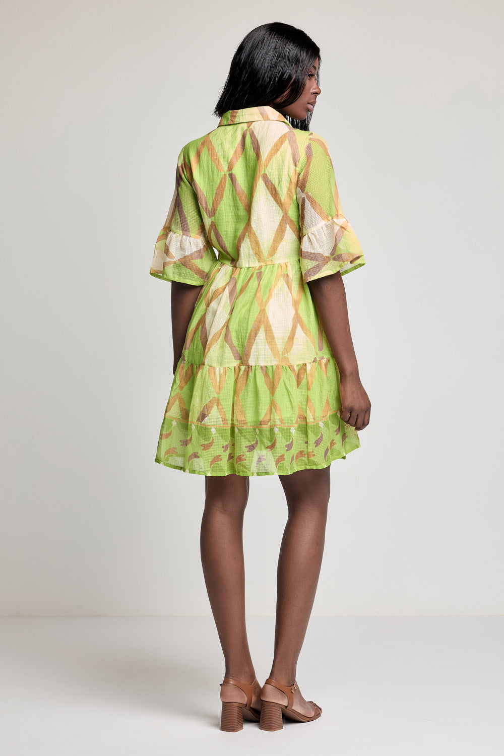 Vestido camisa Rachel (Green)