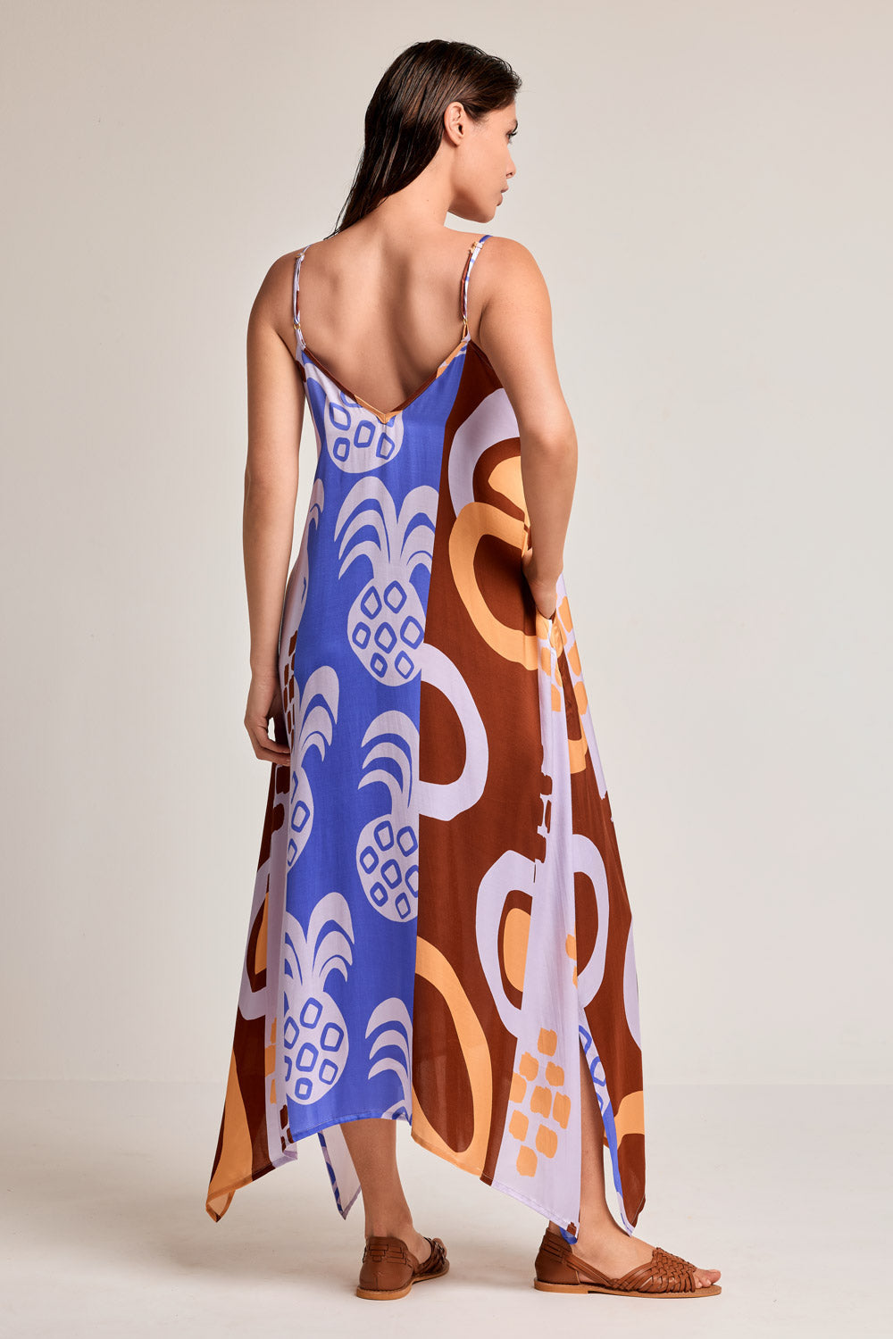 Vestido com spalline Gemma (Multicolour)