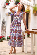 Vestido comprido sem mangas Gia (Multicolour)