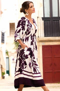 Vestido com mangas a tufadas Emma (Multicolour)