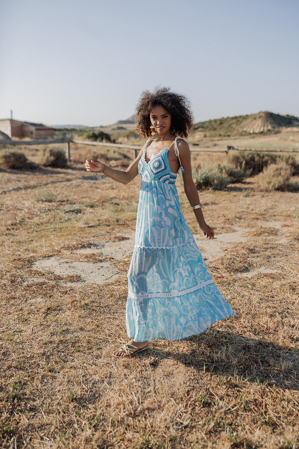 Shell — Vestido Longo Croché