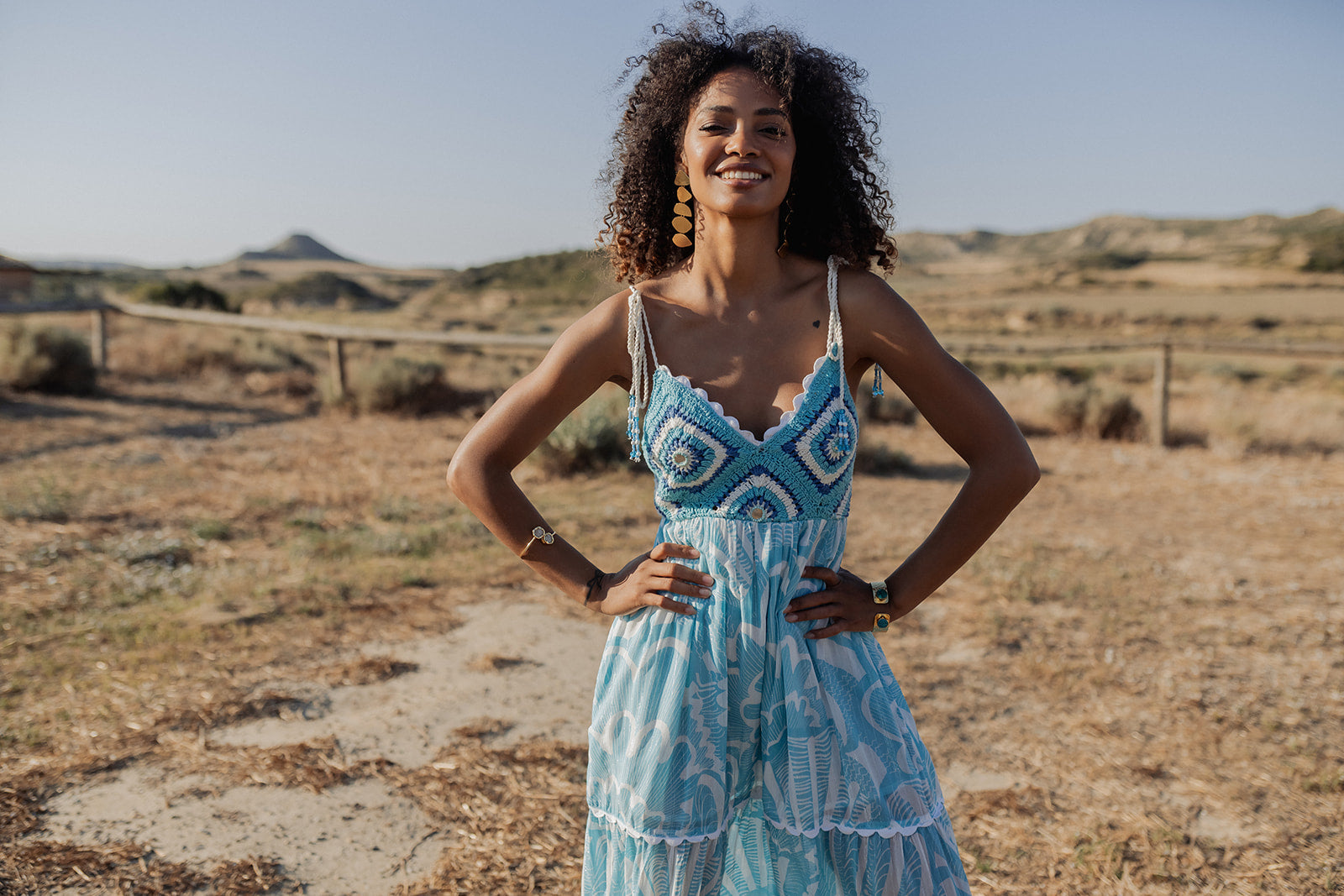Shell — Vestido Longo Croché