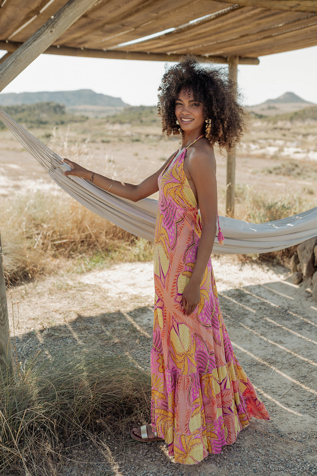 Marrakech Orange — Vestido Lucia