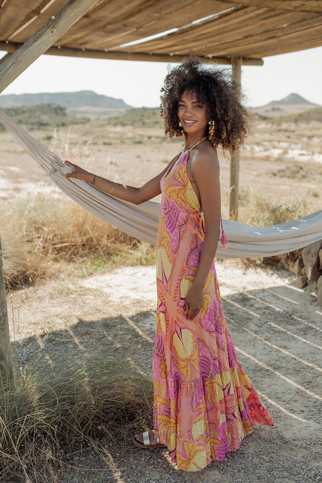 Marrakech Orange — Vestido Lucia