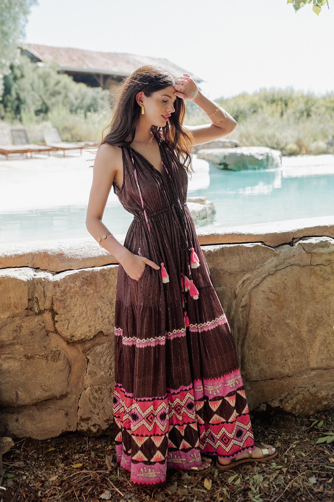 Sabana Brown — Vestido Longo