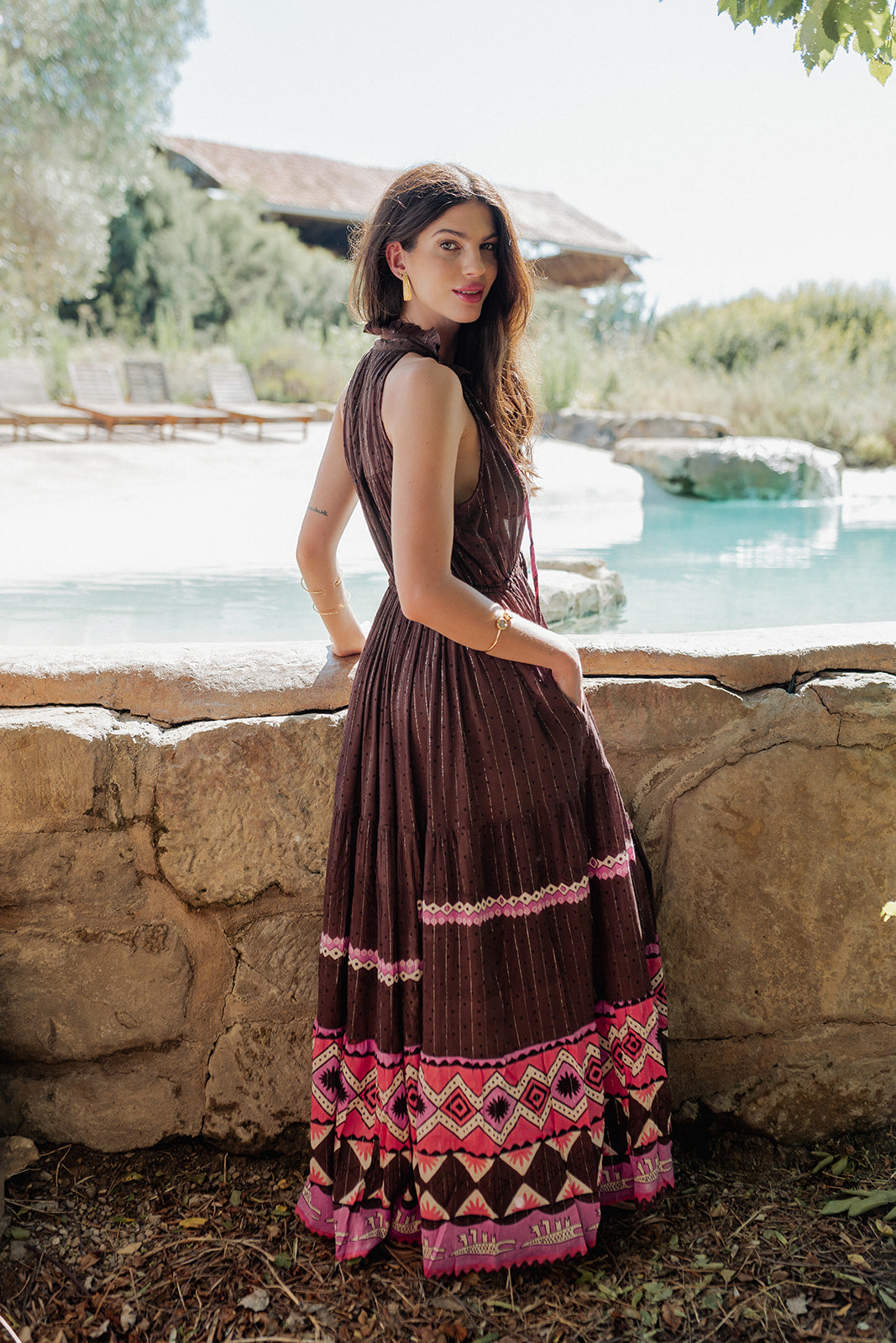 Sabana Brown — Vestido Longo