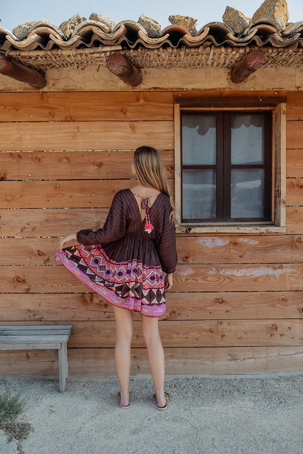 Sabana Brown — Vestido Curto