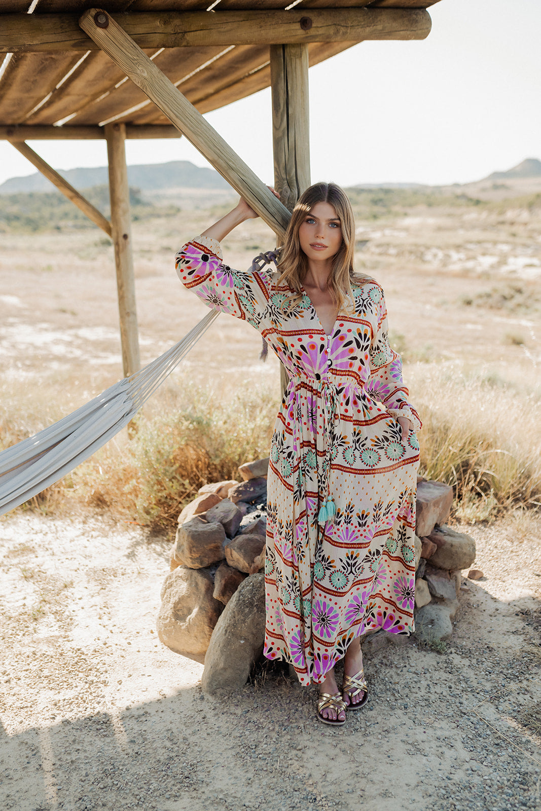 Grasse Aqua — Vestido Longo