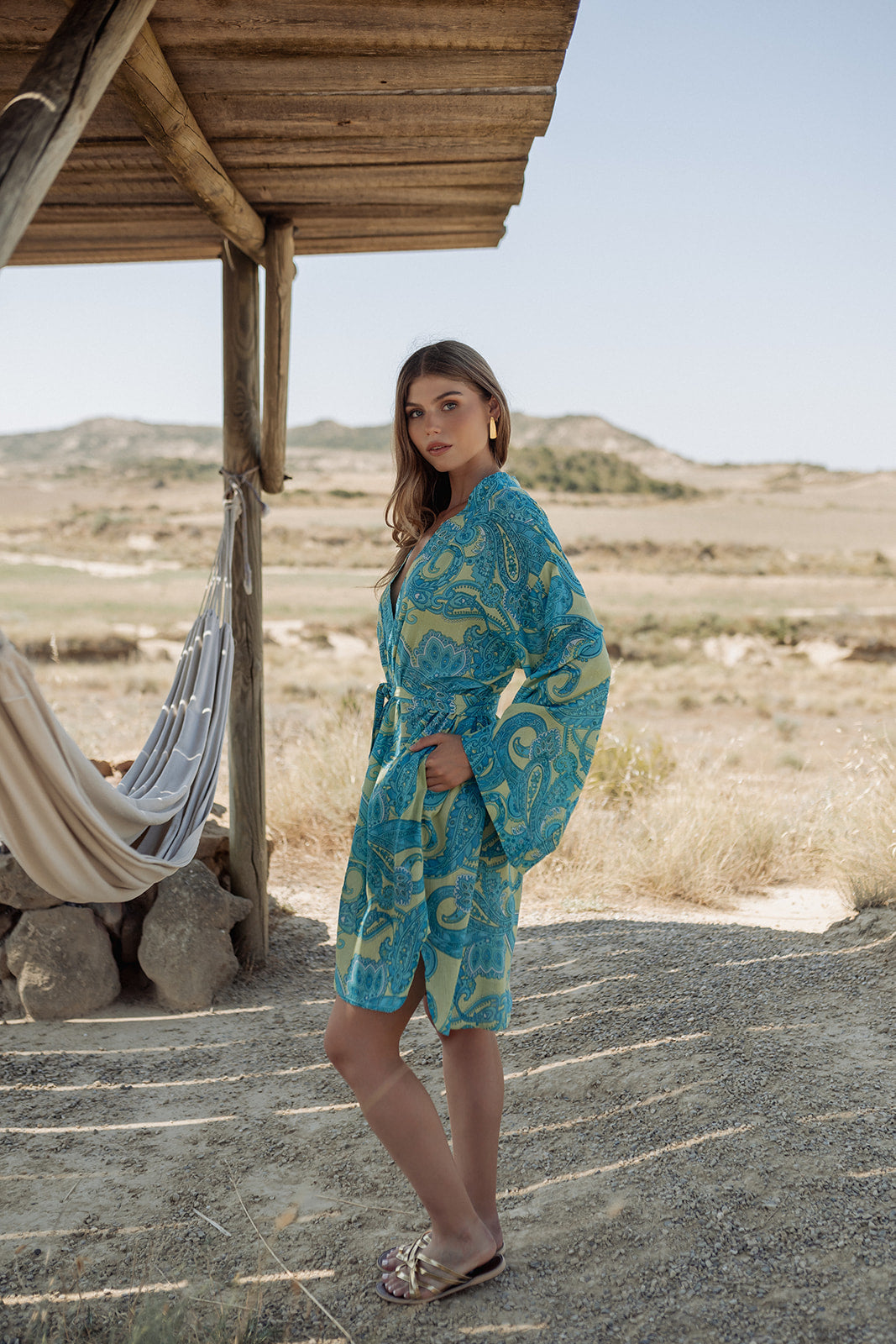 Loira Aqua — Kimono