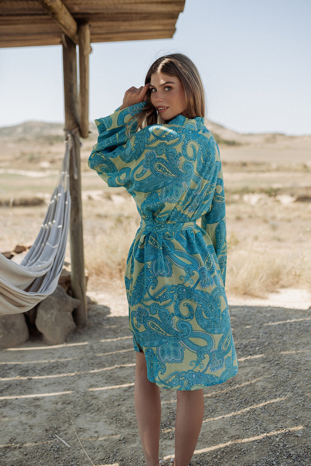 Loira Aqua — Kimono