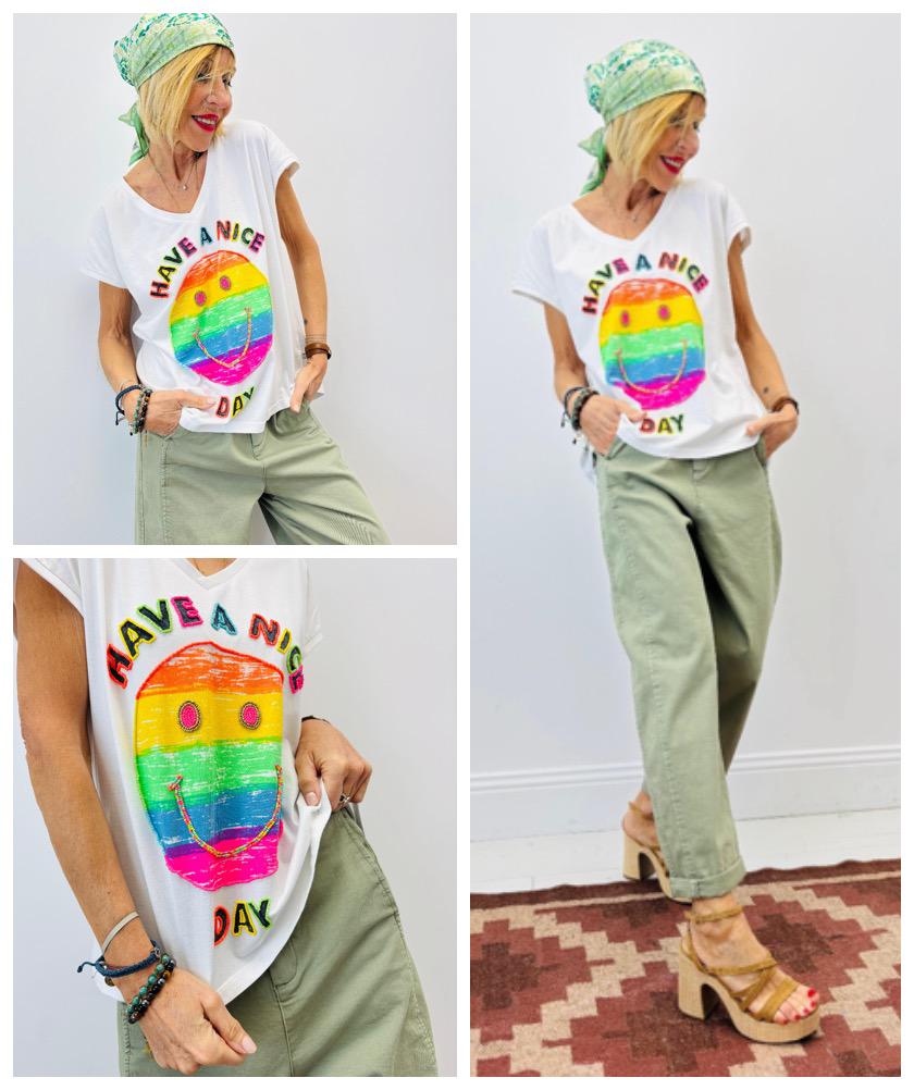 T-Shirt Hello Beautiful — vista 3
