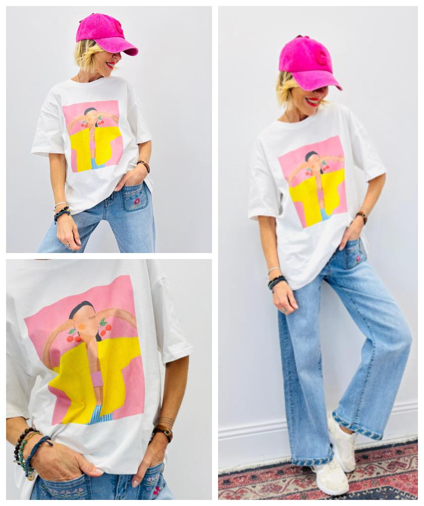 T-Shirt Hello Beautiful — vista 4