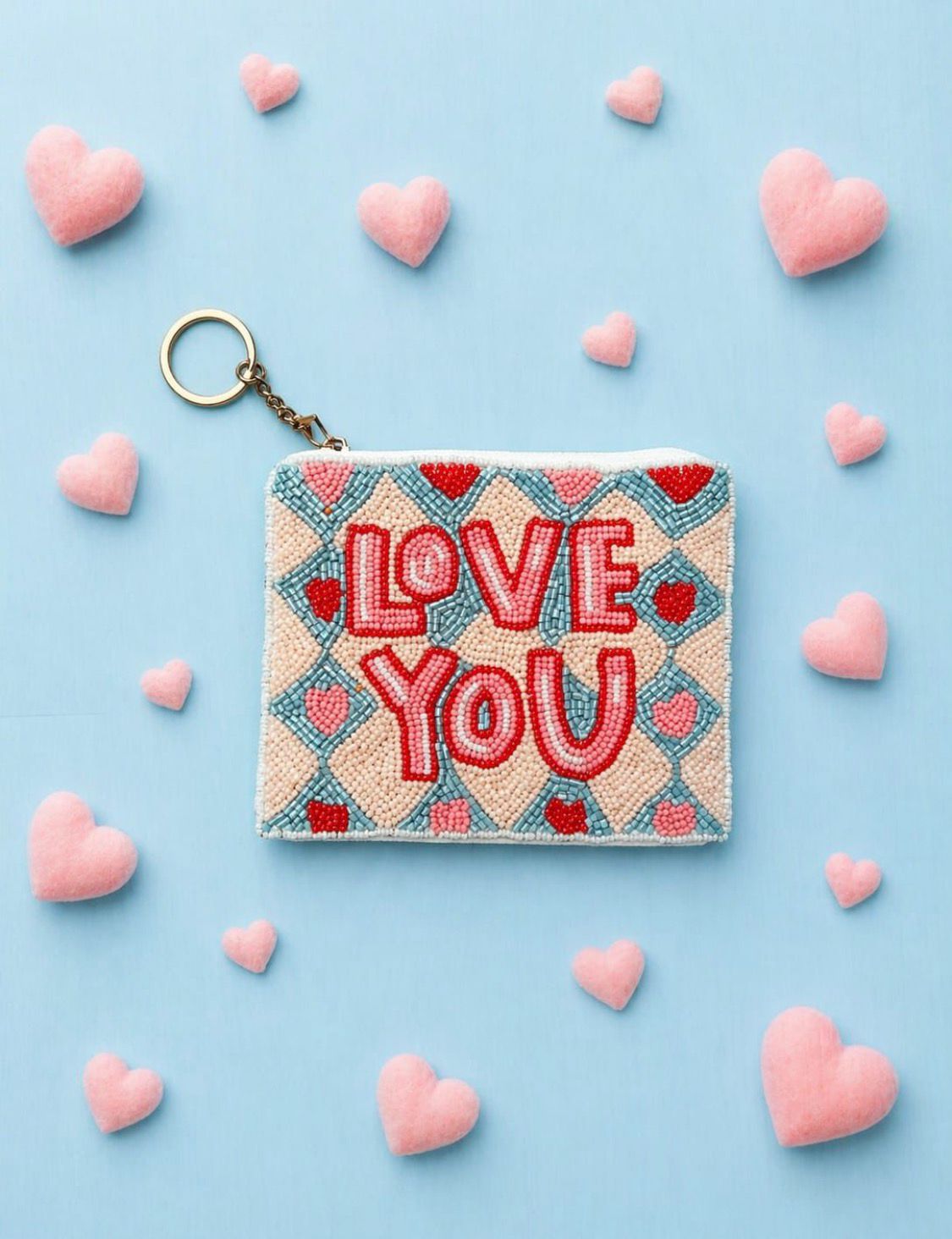 Carteira Miçangas Love You