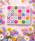 Carteira Miçangas Flores