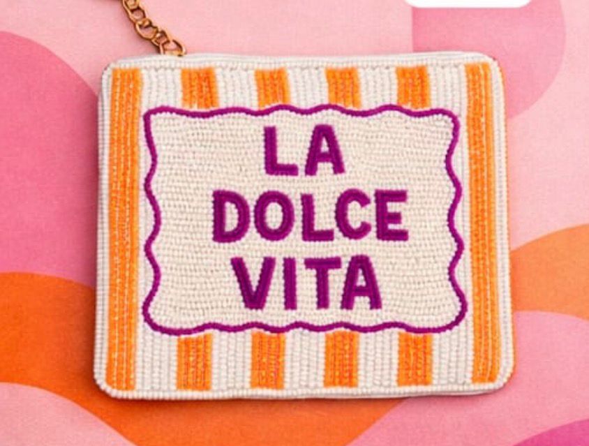 Carteira Miçangas La Dolce Vita